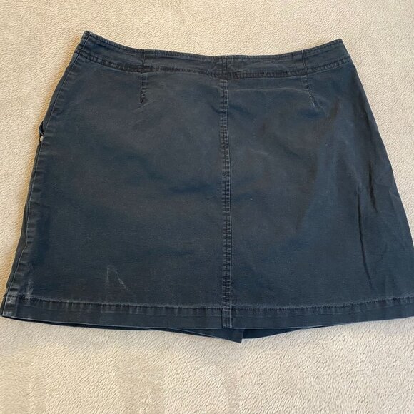 Dockers Womens Black Mini Skirt Size 8 Cotton/Spandex Blend Casual Favorite Fit - Picture 10 of 10